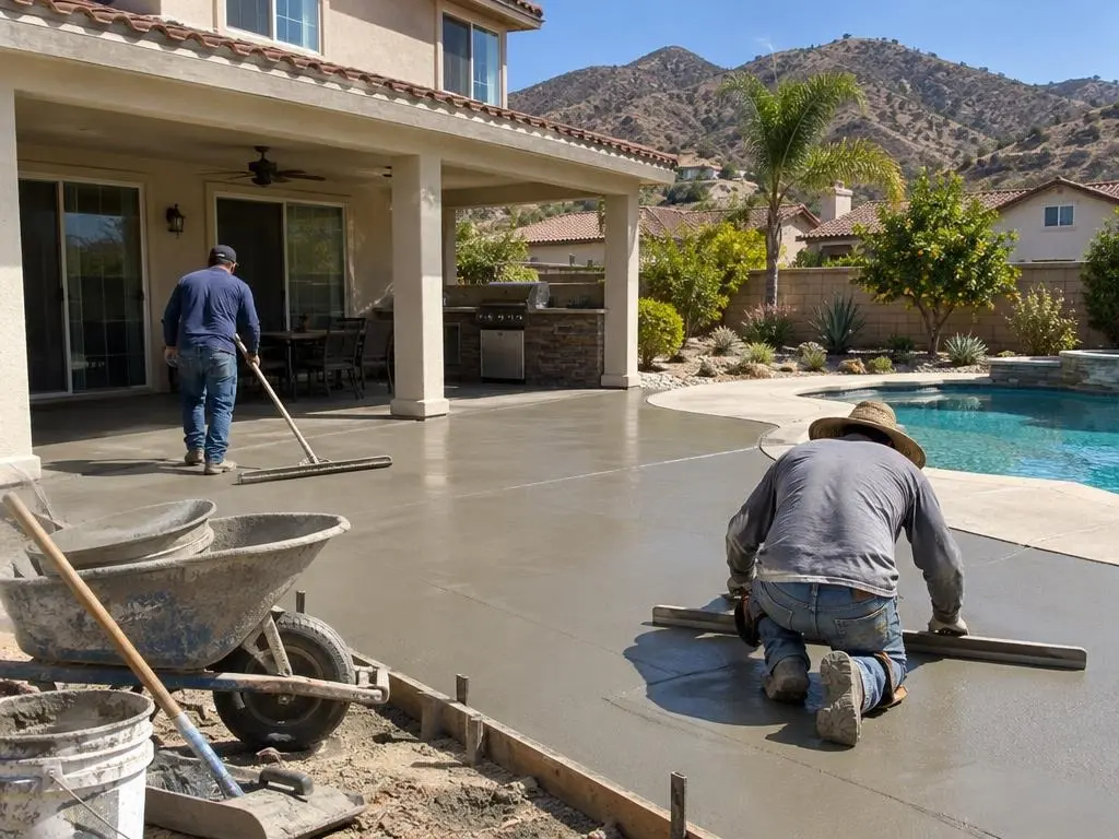 Concrete Patios in Corona, CA